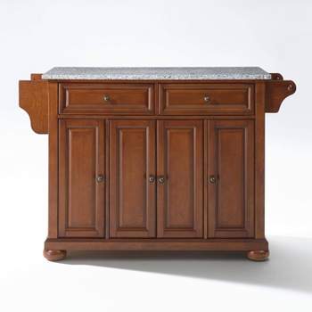 Alexandria Granite Top Full Size Kitchen Island/Cart - Crosley