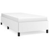 Bed Frame White Faux leather, plywood, engineered wood Twin XL - 2 of 4