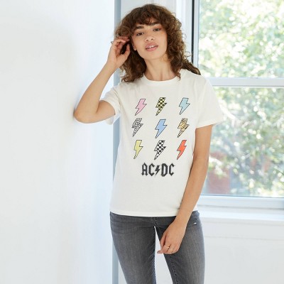 acdc graphic tee womens