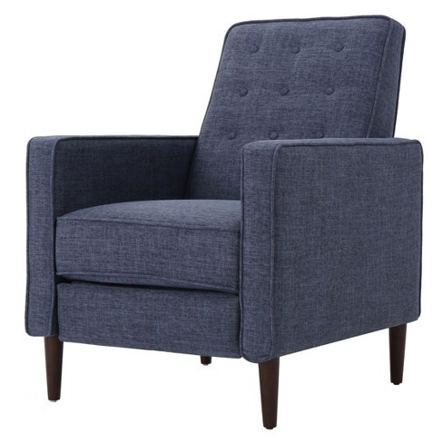 Blue discount chair recliner