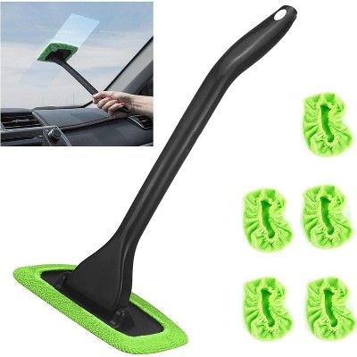 TruAIR Reusable Windshield Cleaning Tool with Pads for Car Interior