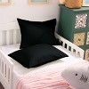 2 Pack 500 Thread Count Cotton Envelope Toddler Pillowcases, Ultra Soft Travel Pillow Cases - NTBAY - 3 of 4