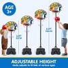 Joyfy Basketball Hoop for Kids, 2.8 ft-6.2 ft Adjustable Basketball Hoop with 4 Balls, Indoor Outdoor Basket Ball Game Set for Boys Girls Age 3 + - 3 of 4