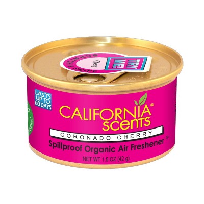 Spillproof Organic Air Freshener Coronado Cherry - California Scents - 1.5oz