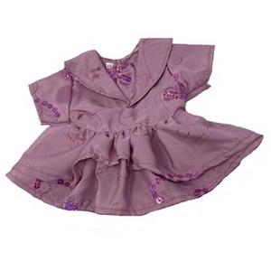 Doll Clothes Superstore Mauve Designer Dress Fits Some Baby Alive And Little Baby Dolls - 1 of 4