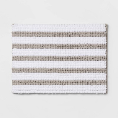 Small Cushion Bath Mat White - Room Essentials™ : Target