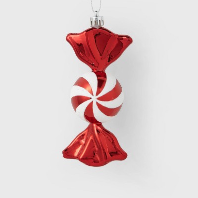 Peppermint Candy Christmas Tree Ornament Red/White - Wondershop™