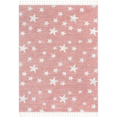 Well Woven Kosme Geometric Star Stain-resistant Area Rug