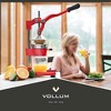 Vollum Manual Fruit Citrus Juicer - Commercial Grade, Stainless Steel and Cast Iron - Non-skid Suction Cup Base - 15.3" - 2 of 4