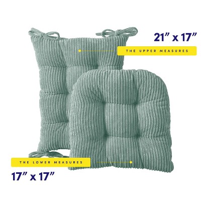 Mint Velvet Ribbed Rocking Chair Cushion Set