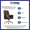 Flash Furniture Mid-Back Traditional Tufted LeatherSoft Executive Swivel Office Chair with Arms - 2 of 2