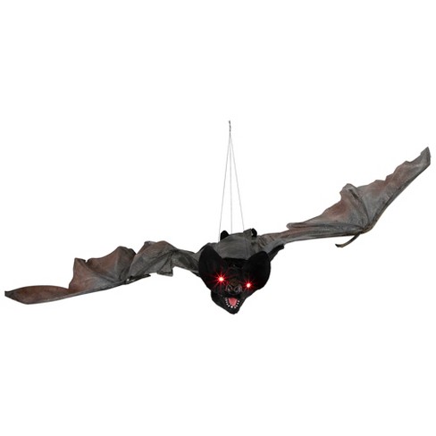 Northlight LED Lighted and Animated Halloween Bat with Moving Wings - 48" - image 1 of 4