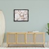 Stupell Industries White Mixed Sand Dollar Shells Floating Frame Canvas Art, Black, 31" x 25" - 3 of 4