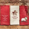 Park Designs Dear Santa Leave Card Sentiment Dishtowel Set of 2 - 2 of 3