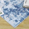 Acekool Washable Area Rug, Modern Abstract Non-Slip Stain Resistant Accent Carpet for Living Room Bedroom, Easy Care - 4 of 4