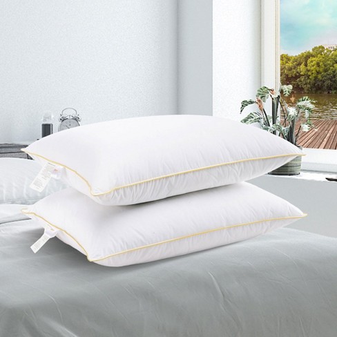 Gel fiber best sale filled pillows