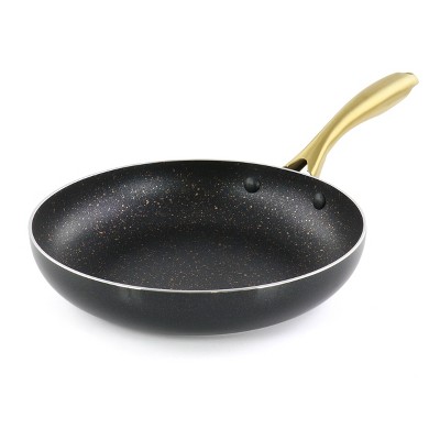 Black and Gold 12-Piece Nonstick Aluminum Cookware Set