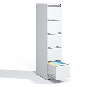 YONWAY Vertical File Cabinet with Lock, 5 Drawer Filing Cabinet, Steel File Storage Cabinet, for A4 Legal/Letter Size, for Home Office and School - 1 of 4