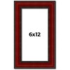 PosterPalooza | Panoramic Weathered Red Picture Frame - UV Acrylic, Foam Board Backing, Hanging Hardware - 2 of 4