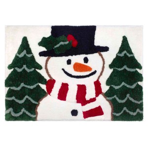 Avanti Winter Snowman Rug - 1 of 3