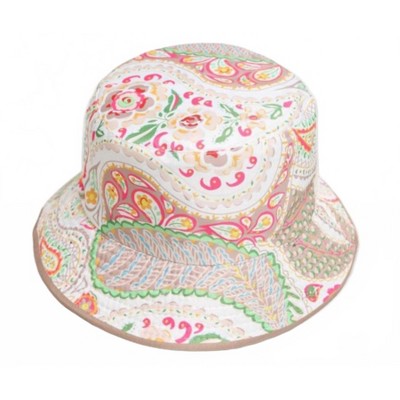 Women's Wo's Print Bucket Hat - Melissa Masse