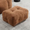Kumasinova Fluffy Bean Bag Couch with Memory Foam,Lazy Sofa with Ottoman,Bean Bag Chairs for Adults,Lounge Chair Indoor for Living Room - 4 of 4