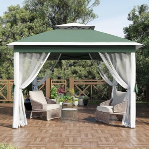 GustoWave Outdoor 11x11 Ft Pop Up Gazebo Canopy Tent for Patio, Garden - 1 of 4