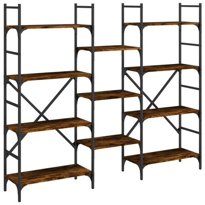 vidaXL Bookshelf, Bookcase for Living Room Office, Storage Rack for Decorative