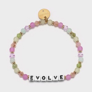 Little Words Project Evolve Beaded Bracelet - Pink - 1 of 4