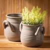 Sullivans Artificial 8.5" Lavender Burlap Bundle - Set of 4 - 3 of 4