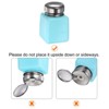 Unique Bargains Makeup Remover Nail Polish Push Down Alcohol Dispenser Bottles 4 Pcs 180ML(6oz) Blue - 4 of 4