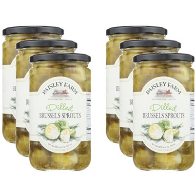 Paisley Farm Dilled Brussels Sprouts - Case of 6 - 24 oz