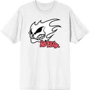 No Fear Fire Skull Logo Adult Crew Neck Short Sleeve Tee - 1 of 2