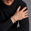 14K Gold Byzantine Link Bracelet, Adjustable 6.5-8.5 Inch Stackable Chain Jewelry for Men and Women - 3 of 4