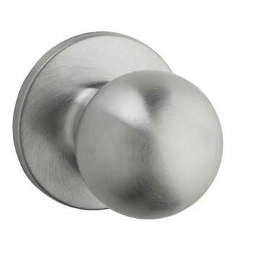 round chrome door knobs