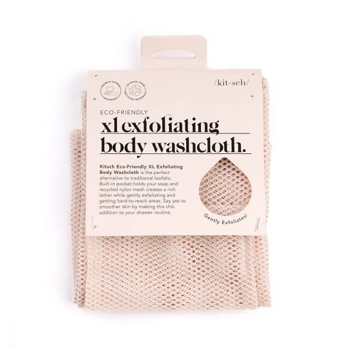 Kitsch Xl Exfoliating Body Washcloth - Blush : Target