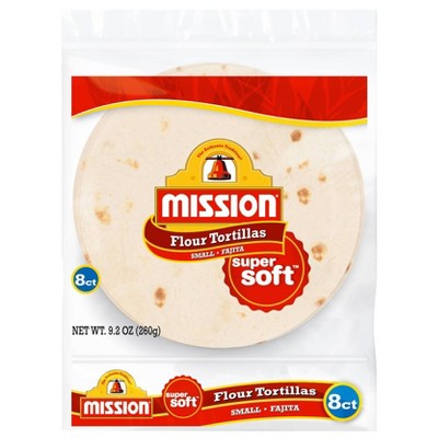 Mission Fajita Size Flour Tortillas - 9.2oz/8ct