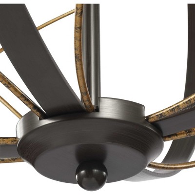 Brandywine Antique Bronze 5-Light Globe Pendant Chandelier