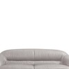 66" Leonia Sofa Taupe Leather - Acme Furniture: Modern Design, Metal Legs, Plush Cushions, Wood Composite Frame - 3 of 4