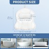 Luxury Bathtub Pillows for Head and Neck Support, Ergonomic Bath Pillow with 6 Strong Suction Cups for Relaxation - 2 of 4