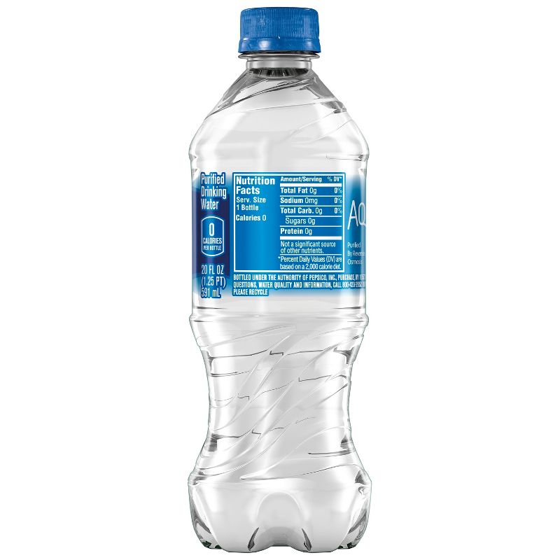 Aquafina Pure Unflavored Water - 20 fl oz Bottle, 3 of 4