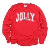 Simply Sage Market Jolly Varsity Thick Outline Garment Dyed Long Sleeve - 2 of 4