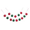 Transpac Polyester 60 in. Multicolored Christmas Merry Holiday Statement Banner Ornament Set of 2 - 2 of 3