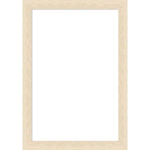 Amanti Art Woodgrain Stripe Blonde Framed Magnetic Dry Erase Board - 1 of 4