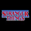 Mens Stranger Things Classic Logo Bright Blue Outline T Shirt - 2 of 4