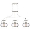 Quoizel Lighting Trilogy 3 - Light Island Pendant Light in  Brushed Nickel - 4 of 4