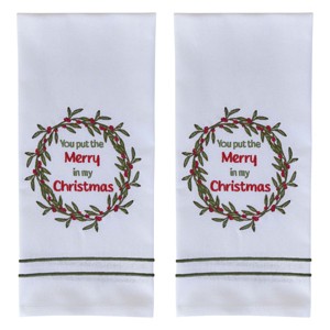 Park Designs Put The Merry Red Dishtowel Set Of 2 - 1 of 4