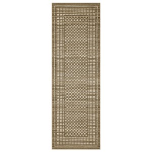 Indoor Modern Geometric Bordered Large Living Room Rugs, Washable Non Slip Throw Carpet for Bedroom, Soft Stain Resistant Floor Cover for Dining Room - 1 of 4