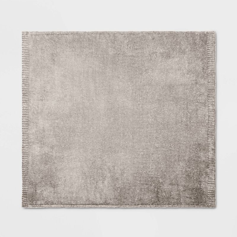 50"x60" Shiny Chenille Throw Blanket - Threshold™, 3 of 8