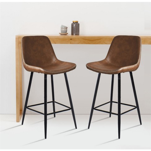 26 inch online leather bar stools